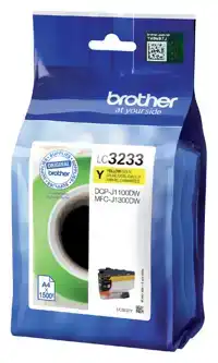 INKTCARTRIDGE BROTHER LC-3233Y GEEL