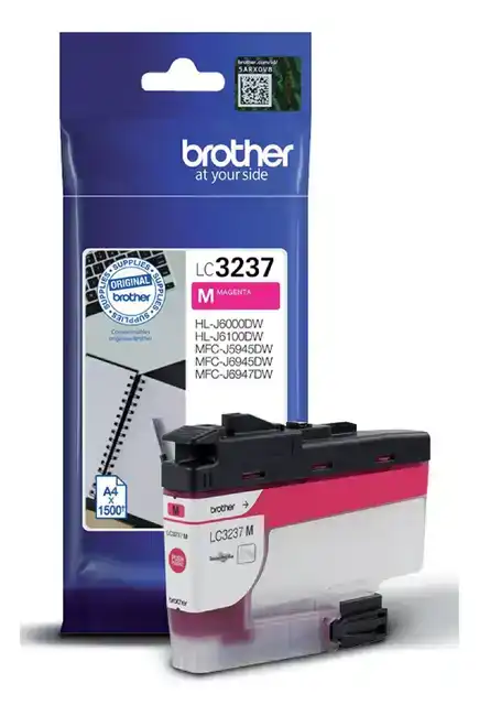 INKTCARTRIDGE BROTHER LC-3237M ROOD