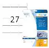 NAAMBADGE ETIKET HERMA 4511 63.5X29.6MM