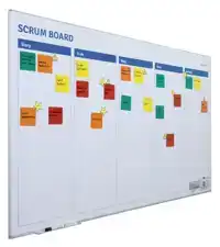 SCRUM BORD + STARTERKIT SCRUM 90X120CM