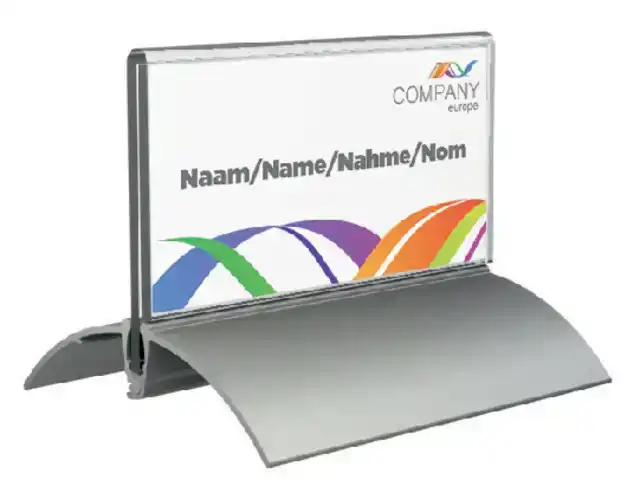 TAFELNAAMBORD EUROPEL 52X100MM ACRYL