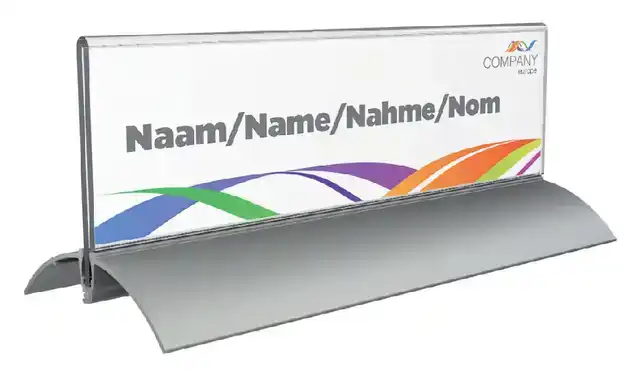 TAFELNAAMBORD EUROPEL 2 61X210MM ACRYL