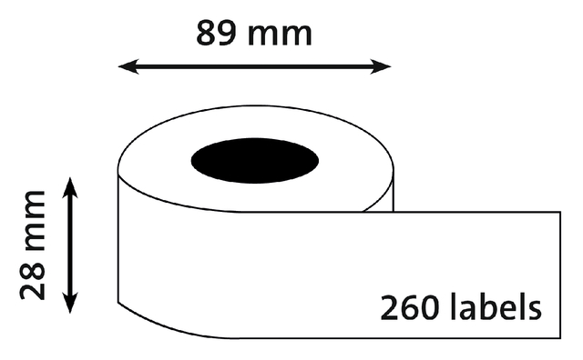 ETIKET DYMO LABELWRITER ADRESSERING