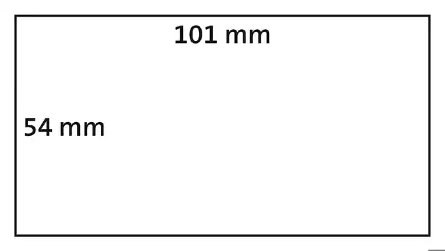 ETIKET DYMO LABELWRITER NAAMKAART