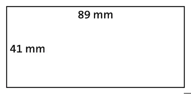 ETIKET DYMO LABELWRITER NAAMKAART 41X89