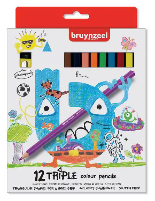 KLEURPOTL BRUYNZEEL KIDS TRIPLE BLISTER