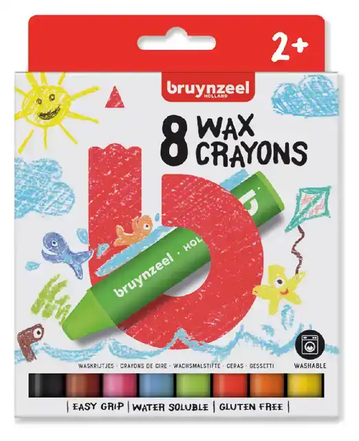 WASKRIJT BRUYNZEEL KIDS SET 8 KLEUREN