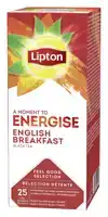 THEE LIPTON ENERGISE ENGLISH BREAKFAST