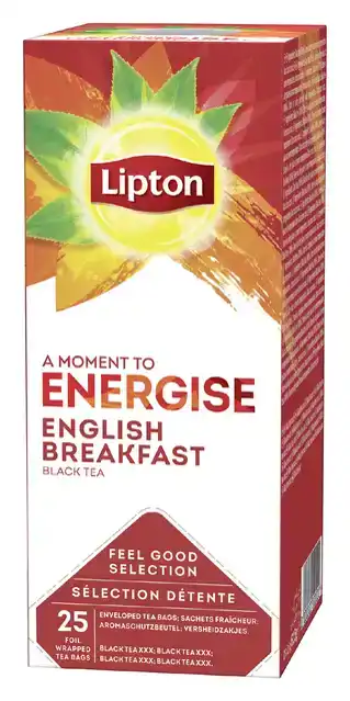 THEE LIPTON ENERGISE ENGLISH BREAKFAST