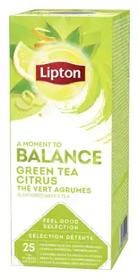 THEE LIPTON BALANCE GREEN TEA CITRUS