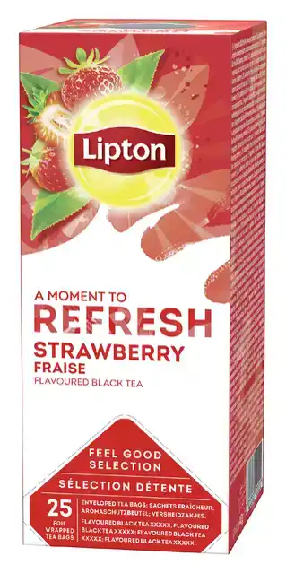 THEE LIPTON REFRESH STRAWBERRY 25X1.5GR