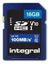 GEHEUGENKAART INTEGRAL SDHC V10 16GB