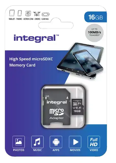 GEHEUGENKAART INTEGRAL MICROSDHC V10