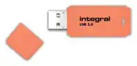 USB-STICK INTEGRAL 64GB 3.0 NEON ORANJE