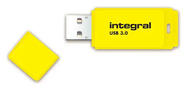 USB STICK 2.0 INTEGRAL 32GB NEON GEEL