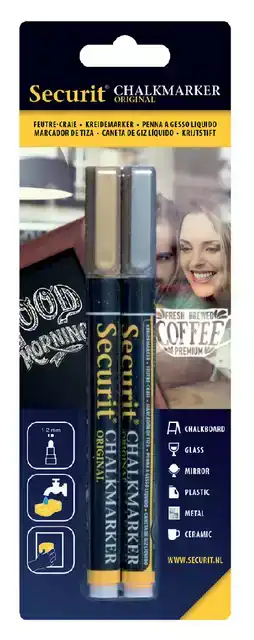 KRIJTSTIFT SECURIT SMA-100 ROND 1-2MM CHALKMARKERS/WINDOW STENCILS