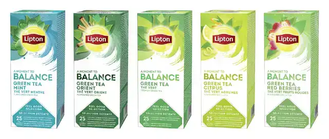 THEE LIPTON BALANCE GREEN TEA ORIENT