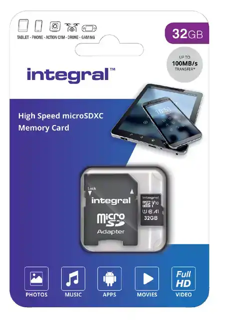 GEHEUGENKAART INTEGRAL MICROSDHC V10