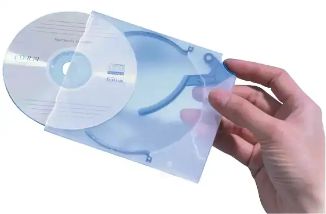 CD OPBERGBOX QUICKFLIP STANDAARD BLAUW
