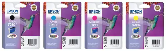 INKTCARTRIDGE EPSON T0803 ROOD