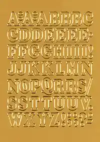 ETIKET HERMA 4183 12MM LETTERS A-Z