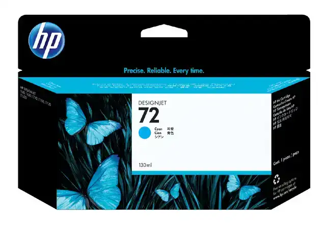 INKTCARTRIDGE HP C9371A 72 BLAUW