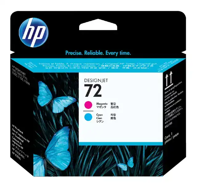 PRINTKOP HP C9383A 72 ROOD + BLAUW