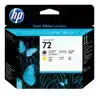 PRINTKOP HP C9384A 72 GEEL + MAT ZWART