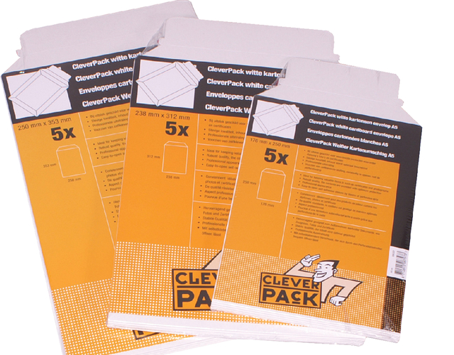ENVELOP CLEVERPACK KARTON A5 176X250