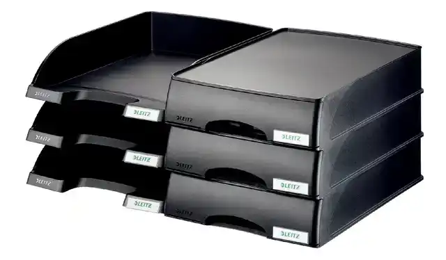 BRIEVENBAK LEITZ PLUS MET LADE A4 MAXI