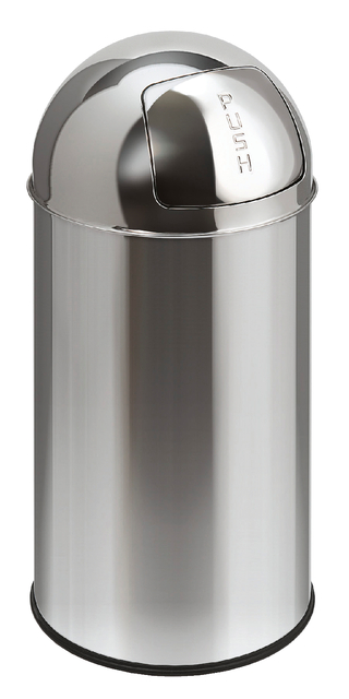 AFVALBAK PUSHCAN 40LITER MET PUSHDEKSEL