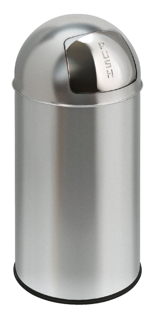 AFVALBAK PUSHCAN 40LITER MET PUSHDEKSEL