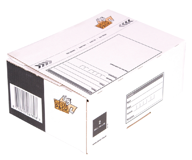 POSTPAKKETBOX 2 CLEVERPACK 200X140X80MM