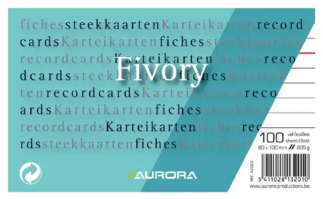 SYSTEEMKAART AURORA 130X80 LIJN RODE