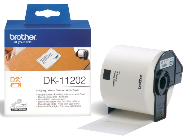 ETIKET BROTHER DK11202 VERZENDLABEL