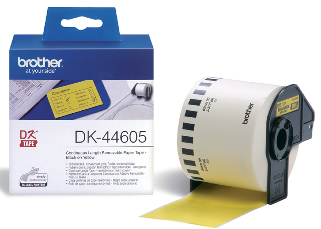 ETIKET BROTHER DK44605 DOORLOPEND 62MM