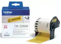 ETIKET BROTHER DK22606 DOORLOPEND 62MM