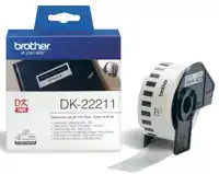 ETIKET BROTHER DK22211 DOORLOPEND 29MM
