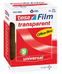 PLAKBAND TESAFILM 66MX15MM TRANSPARANT