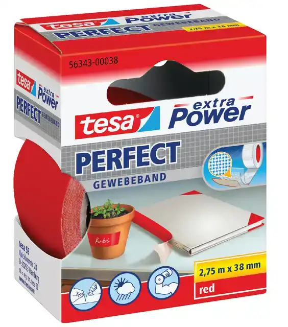 TEXTIELTAPE TESA PERFECT 2.75MX38MM