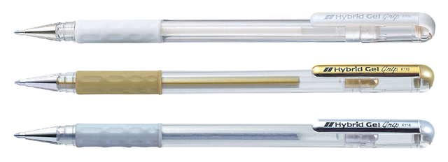 GELSCHRIJVER PENTEL K118 GRIP M GOUD