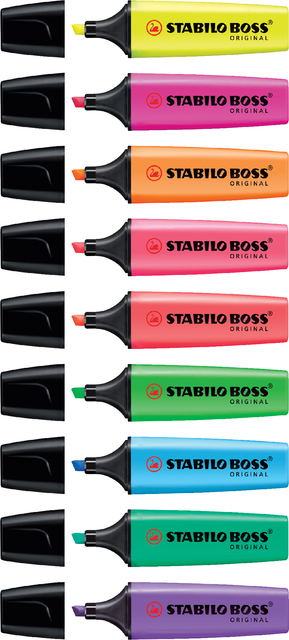 MARKEERSTIFT STABILO BOSS 70/24 GEEL