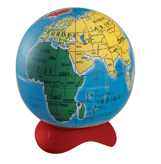 PUNTENSLIJPER MAPED GLOBE DISPLAY Ã¡ 16