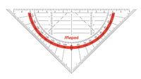 GEODRIEHOEK MAPED GEO-FLEX 16CM