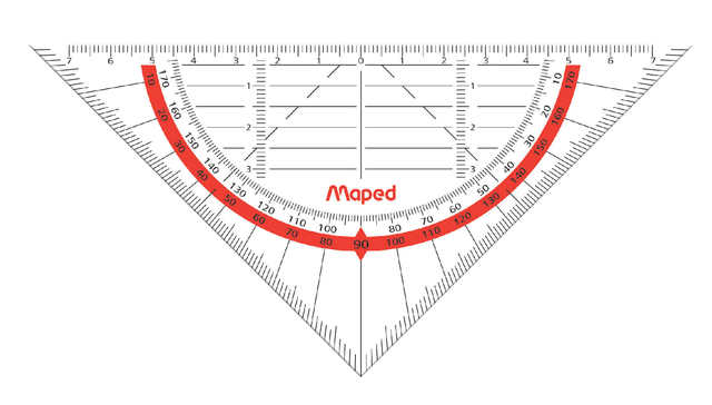 GEODRIEHOEK MAPED GEO-FLEX 16CM