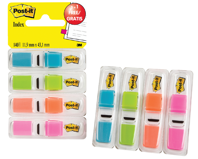 INDEXTABS POST-IT 6834 11.9MMX43.1MM