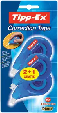 CORRECTIEROLLER TIPP-EX ZIJWAARTS 4.2MM