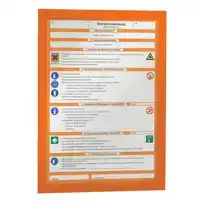 DURAFRAME DURABLE 487209 A4 ORANJE 2