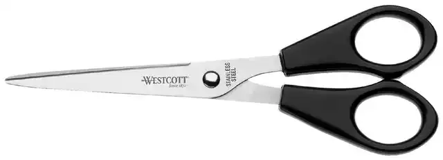 KANTOORSCHAAR WESTCOTT 155MM RVS