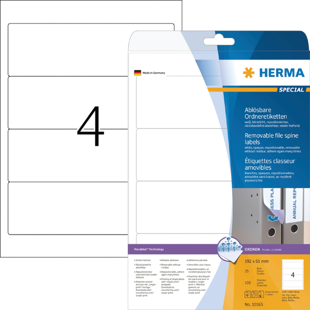RUGETIKET HERMA 10165 BREED 61X192MM